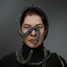 Portrait with Snakes #196